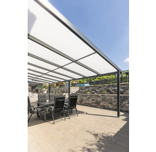 Terrassenüberdachung gutta Premium Acryl Klima blue 712 x 406 cm anthrazit