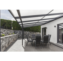 Terrassenüberdachung gutta Premium Acryl Klima blue 712 x 406 cm anthrazit