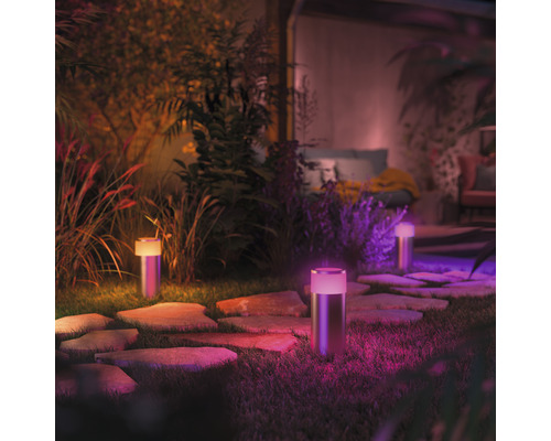 Spot LED Philips Hue Lily extension 8 W 640 lm noir - HORNBACH