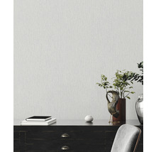Papier peint intissé 39026-4 Attractive 2 structure tissu blanc brillant