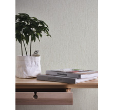 Papier peint intissé 39026-5 Attractive 2 structure tissu blanc brillant