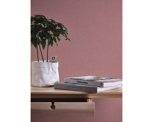 Intérieur décoratif avec plante d''intérieur et livres sur une table en bois