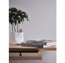 Papier peint intissé 39039-1 Attractive 2 uni structuré gris clair