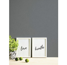Papier peint intissé 39040-1 Attractive 2 uni structuré gris foncé