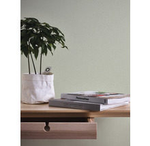 Papier peint intissé 39040-2 Attractive 2 uni structuré vert