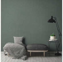 Papier peint intissé 39026-6 Attractive 2 structure tissu vert brillant