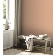 Papier peint intissé 39039-6 Attractive 2 uni structuré orange