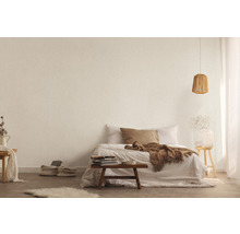 Papier peint intissé 39026-1 Attractive 2 structure tissu crème brillant