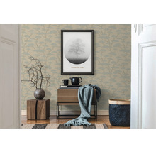 Papier peint intissé 38741-1 Nara arbres bonsaï beige bleu
