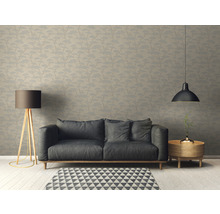 Papier peint intissé 38741-1 Nara arbres bonsaï beige bleu