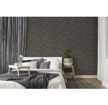 Papier peint intissé 38741-5 Nara arbres bonsaï gris anthracite
