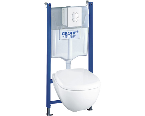 Vorwandelement mit wandhängendem WC und Spülkasten von Grohe