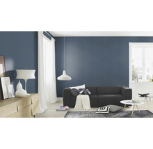 Papier peint intissé 555950 Lirico uni bleu