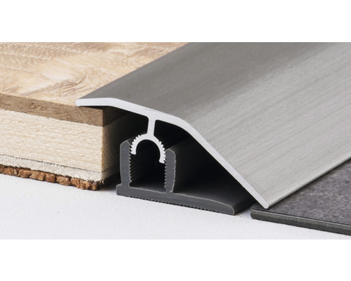 Profilé de sol pour relier un plancher en bois et des carreaux