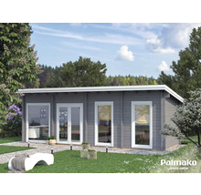 Gartenhaus Palmako Heidi inkl. Fußboden 882 x 393 cm natur