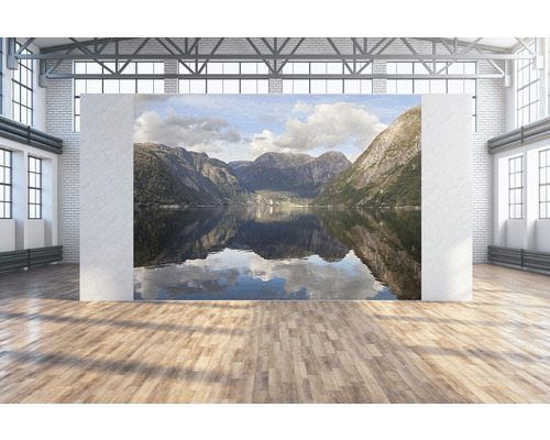 Toile murale Lac de montagne 350x250 cm