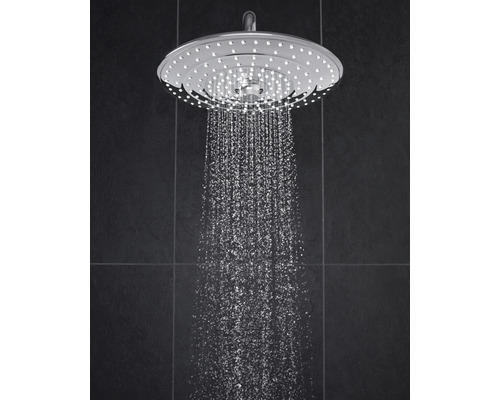 Runde Duschkopfbrause mit Wasserstrahl