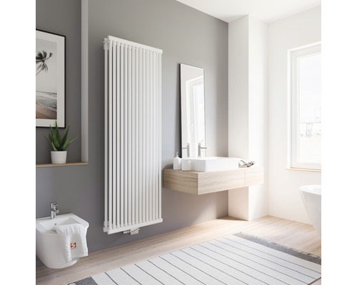 Radiateur design SCHULTE Kiel Powerpack 1800x600x200 mm blanc avec raccordement au centre Radiateur design SCHULTE Kiel Powerpack 1800x600x200 mm blanc avec raccordement au centre