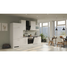 Cuisine complète Flex Well avec appareils Varo 310 cm blanc mat démontée variante réversible 00012314