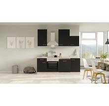 Cuisine complète avec appareils Flex Well Santo 220 cm anthracite mat démonté variante réversible 00012014