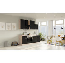 Cuisine complète avec appareils Flex Well Santo 220 cm anthracite mat démonté variante réversible 00011040