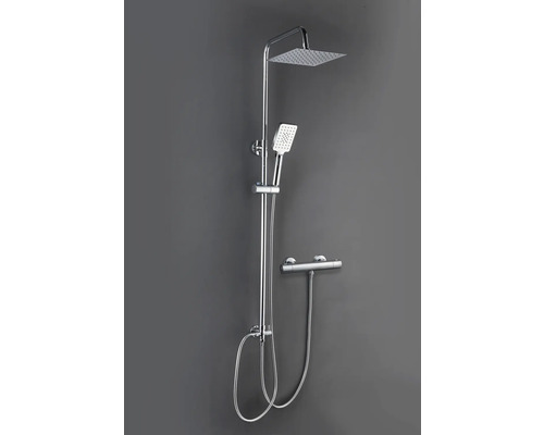 Duschsäule mit Kopfbrause und Handbrause