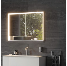 Spiegelschrank KEUCO Royal Lumos 100 x 16,5 x 73,5 cm silber 2-türig LED IP 24 Unterputz 713