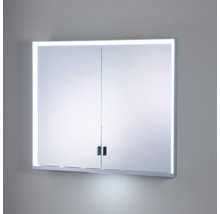 Spiegelschrank KEUCO Royal Lumos 100 x 16,5 x 73,5 cm silber 2-türig LED IP 24 Unterputz 723