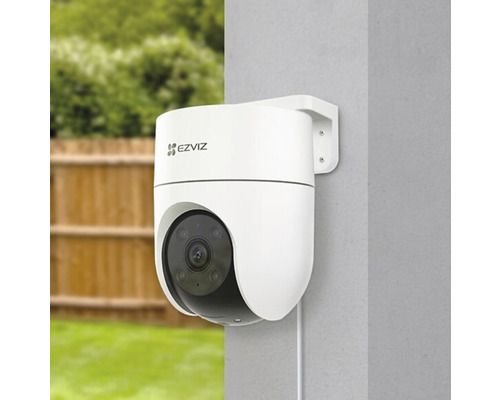 Caméra de surveillance extérieure pour montage mural