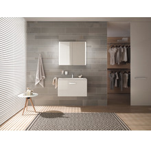Spiegelschrank KEUCO Royal Match 100 x 16 x 70 cm alufarben 2-türig LED IP 20