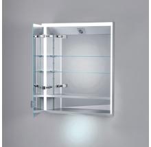 Spiegelschrank KEUCO Royal Lumos 65 x 16,5 x 73,5 cm silber 1-türig LED IP 24 Unterputz 721