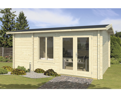Gartenhaus Outdoor Life Aviemore Platin inkl. Fußboden 560 x 354 cm natur Gartenhaus Outdoor Life Aviemore Platin inkl. Fußboden 560 x 354 cm natur