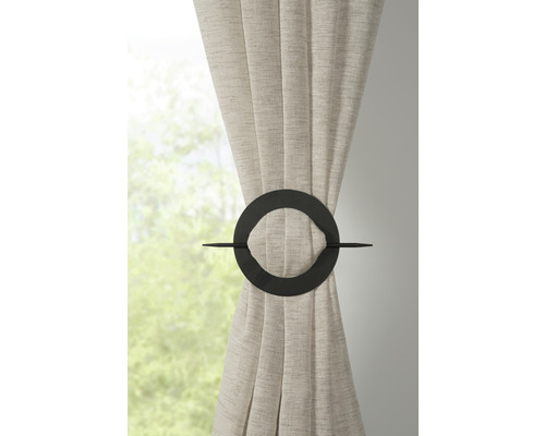 Tissu de décoration avec support de rideau