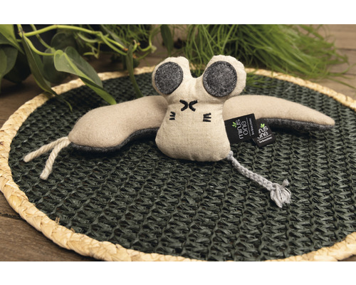 Peluche chauve-souris sur le set de table