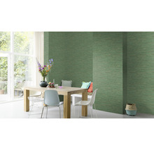 Papier peint intissé 537048 Curiosity aspect bois vert