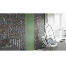 Papier peint intissé 537673 Curiosity rayures vert