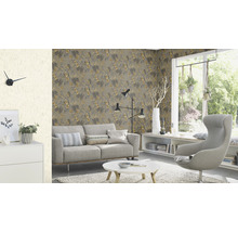 Papier peint intissé 538229 Curiosity floral gris