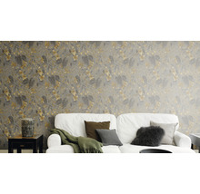 Papier peint intissé 538229 Curiosity floral gris