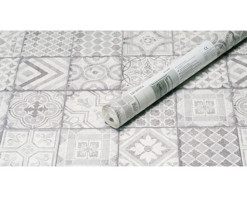 Rouleau de film adhésif pour carrelage avec motif de carreaux