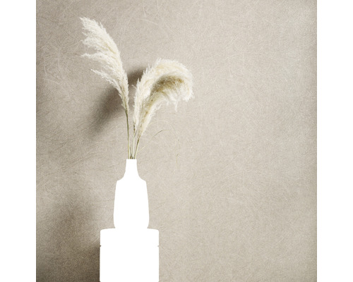 Dekorative Wedel in Vase auf Sockel