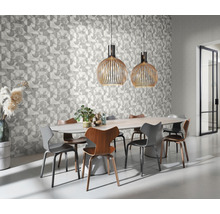 Papier peint intissé 520859 Concrete uni gris