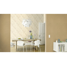 Papier peint intissé 520897 Concrete uni marron