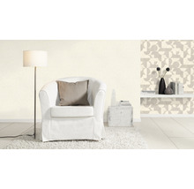Papier peint intissé 521313 Concrete cercles beige