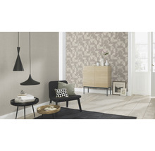 Papier peint intissé 521351 Concrete cercles gris