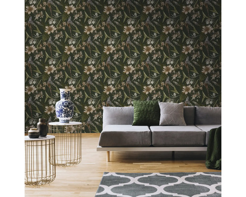 Papier peint intissé 120558 Paradise Garden vert Papier peint intissé 120558 Paradise Garden vert