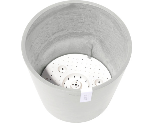 Runder Pflanztopf mit Bewässerungseinsatz