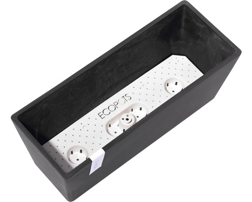 Rechteckiger Pflanzkasten mit Bewässerungseinsatz