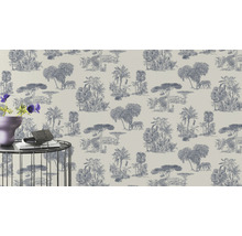 Papier peint intissé 555011 Lirico naturel animaux b