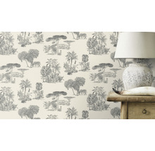 Papier peint intissé 555028 Lirico naturel animaux s