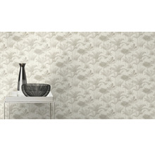 Papier peint intissé 555110 Lirico feuilles beige